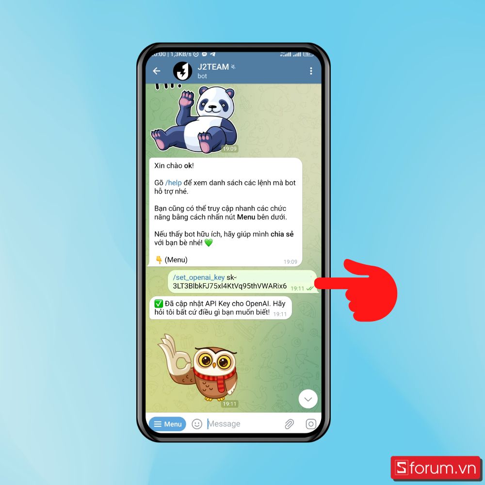 Cách tự tạo ChatGPT cho riêng mình ngay trên ứng dụng Telegram - Bước 5