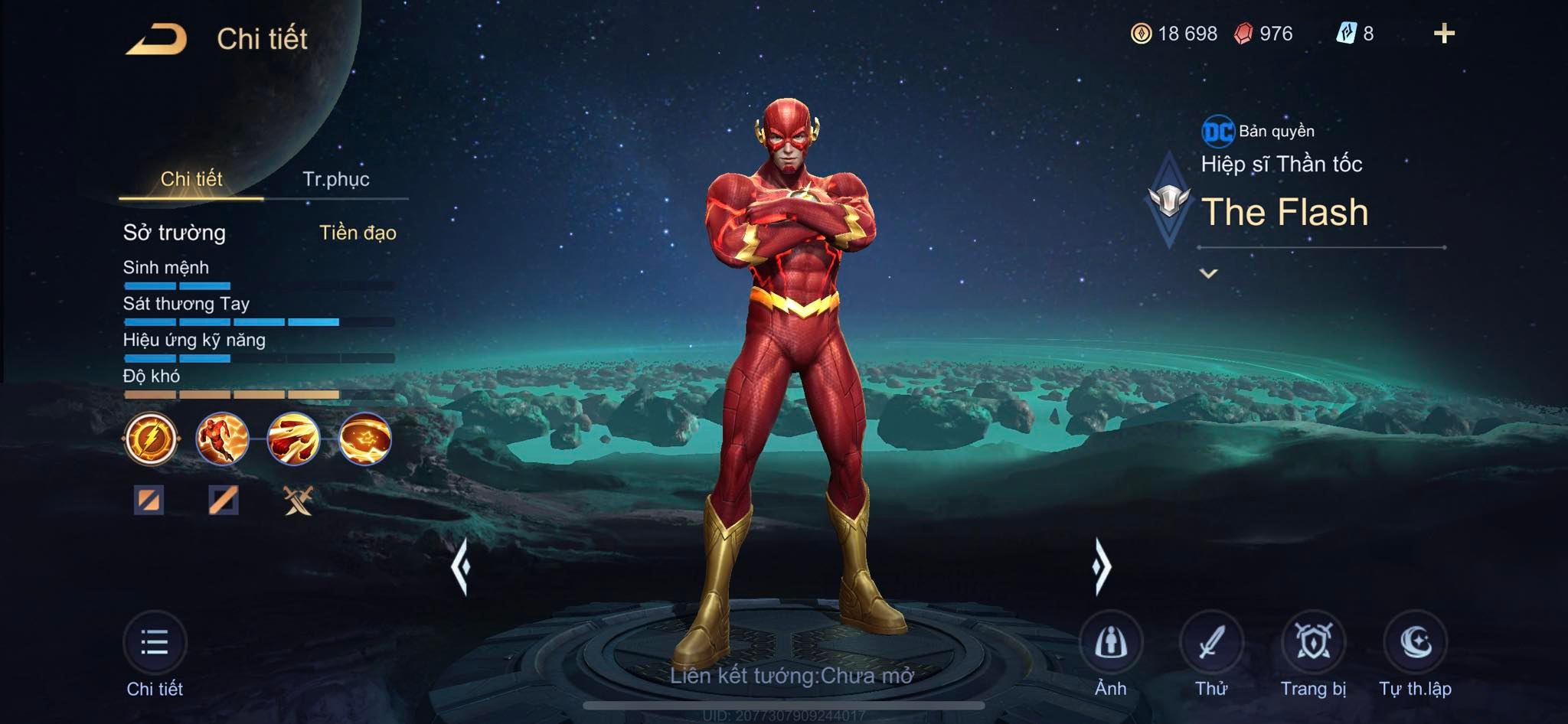 Khả năng sốc sát thương của The Flash
