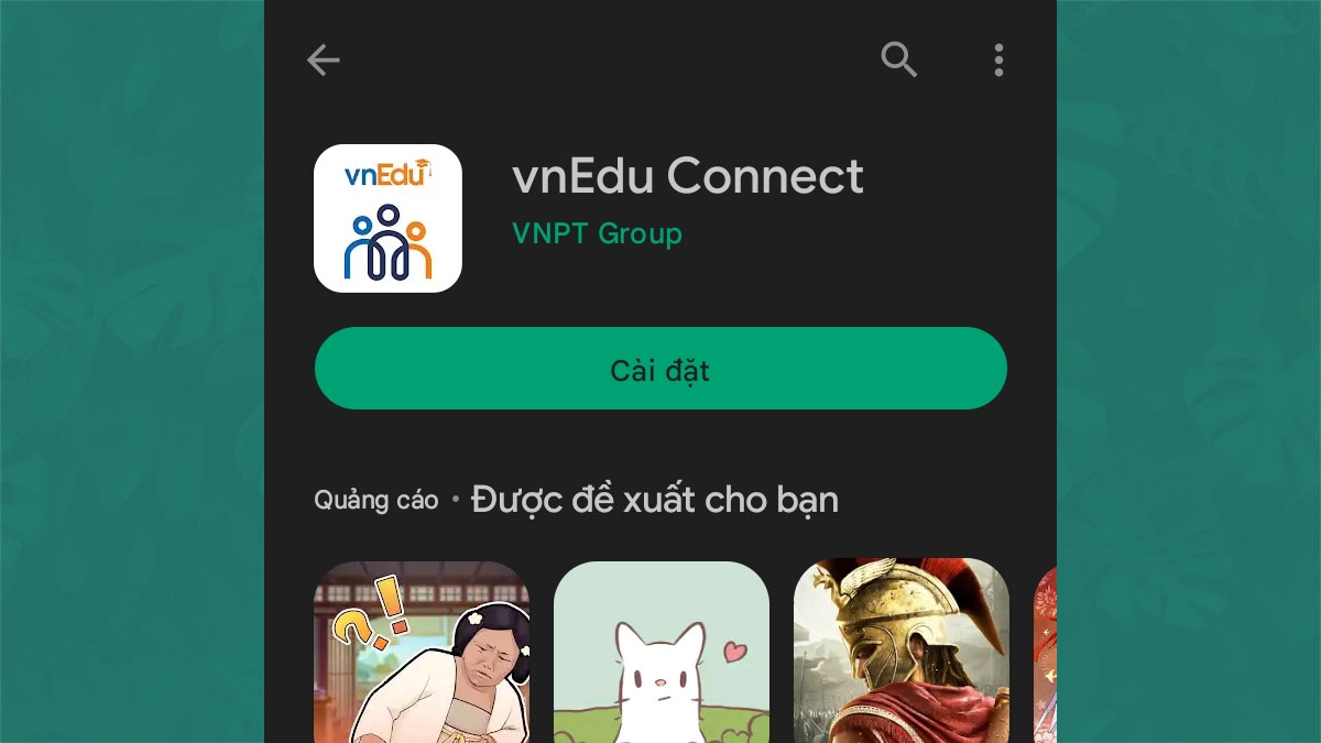 Cách tải vnEdu Connect trên điện thoại Android