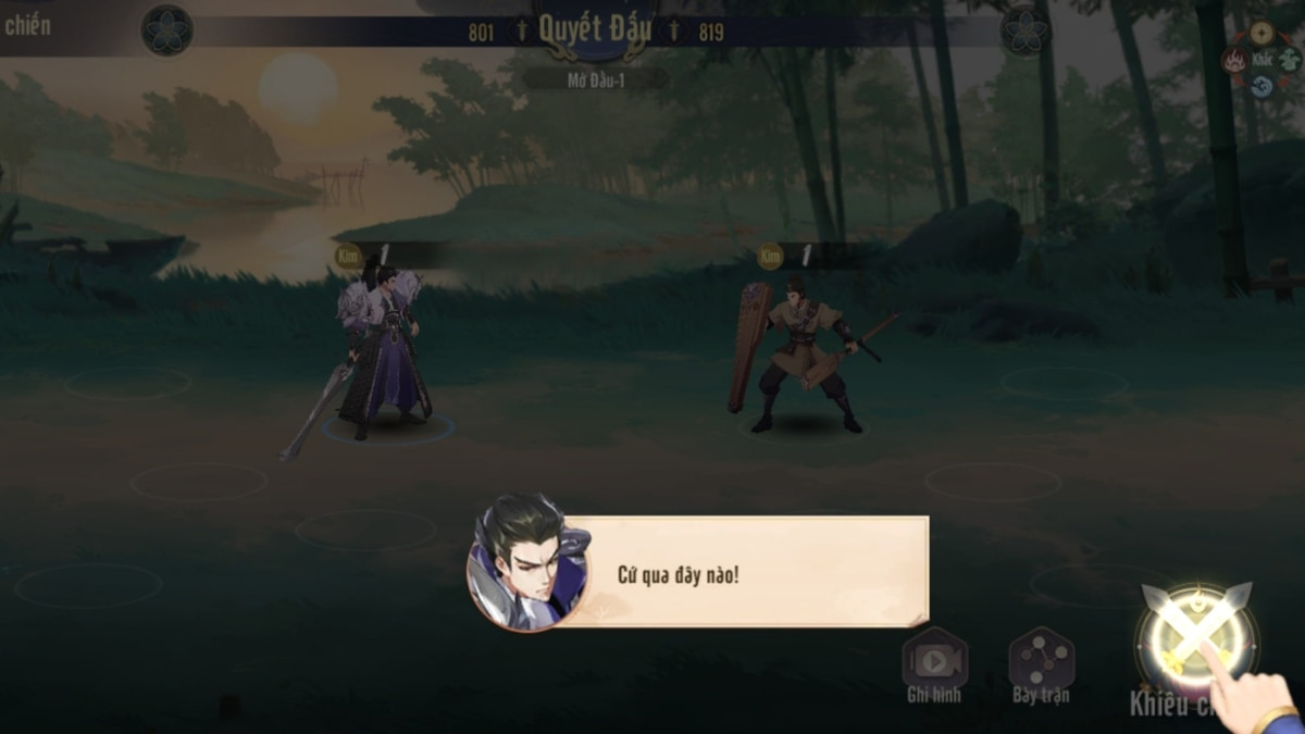Nhận thưởng đầu game