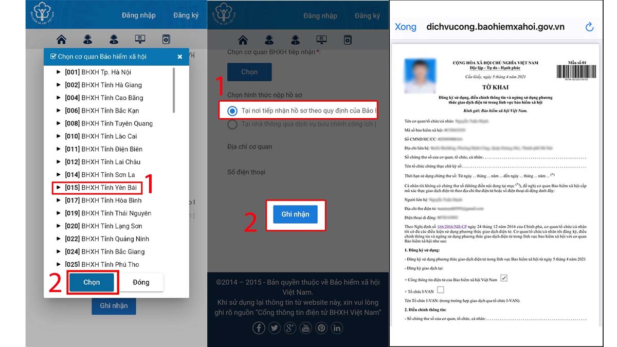 Hướng dẫn cách đăng ký VssID bước 3