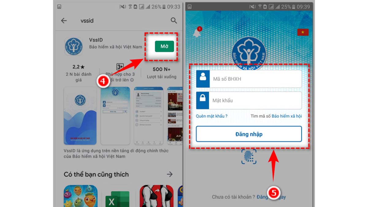 Cách tải VssID trên điện thoại Android