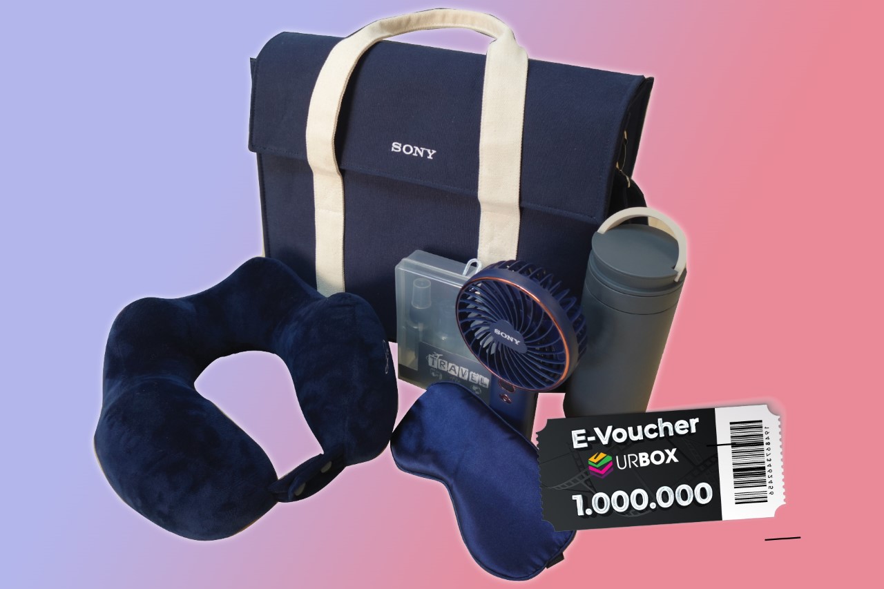 Bộ quà Travelling Kit khi đặt trước Sony WF-1000XM5 Xanh Ánh Trăng
