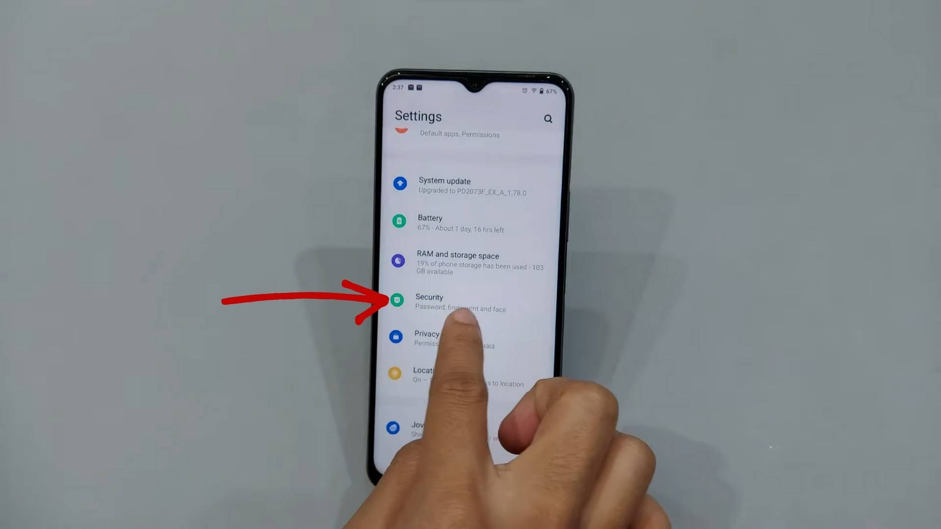 Cách ẩn ứng dụng trên Vivo Y21 siêu đơn giản bước 1