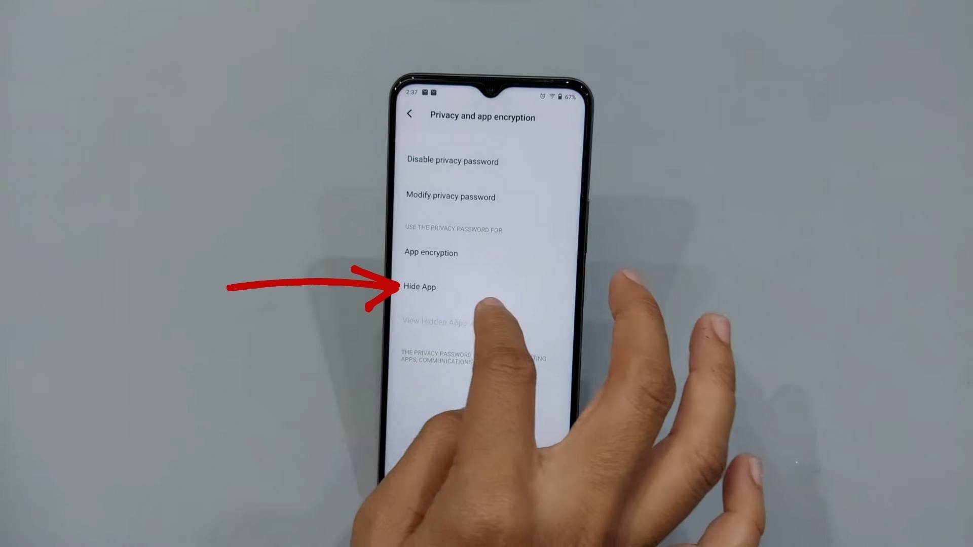 Cách ẩn ứng dụng trên Vivo Y21 siêu đơn giản bước 4
