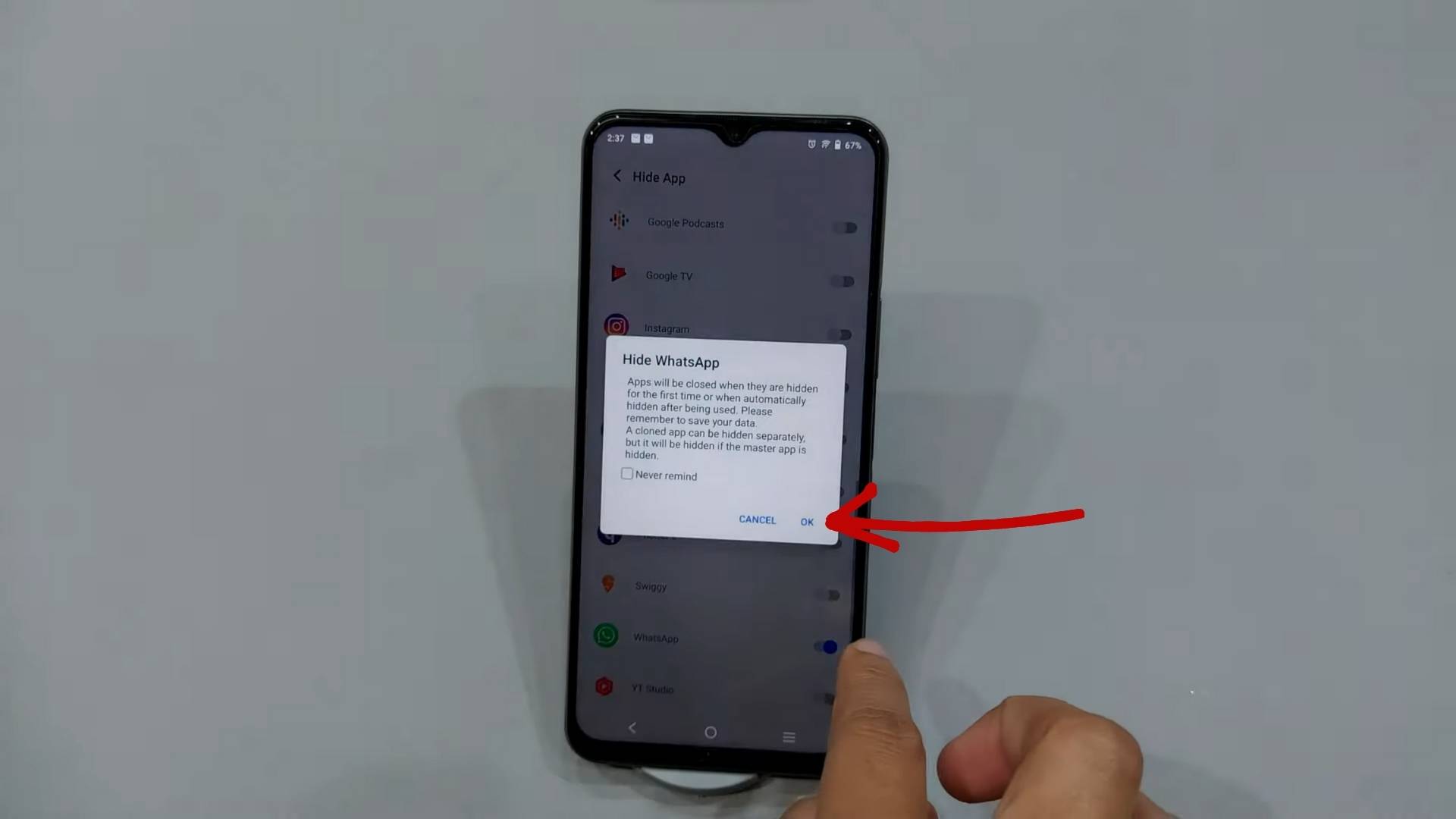 Cách ẩn ứng dụng trên Vivo Y21 siêu đơn giản bước 5