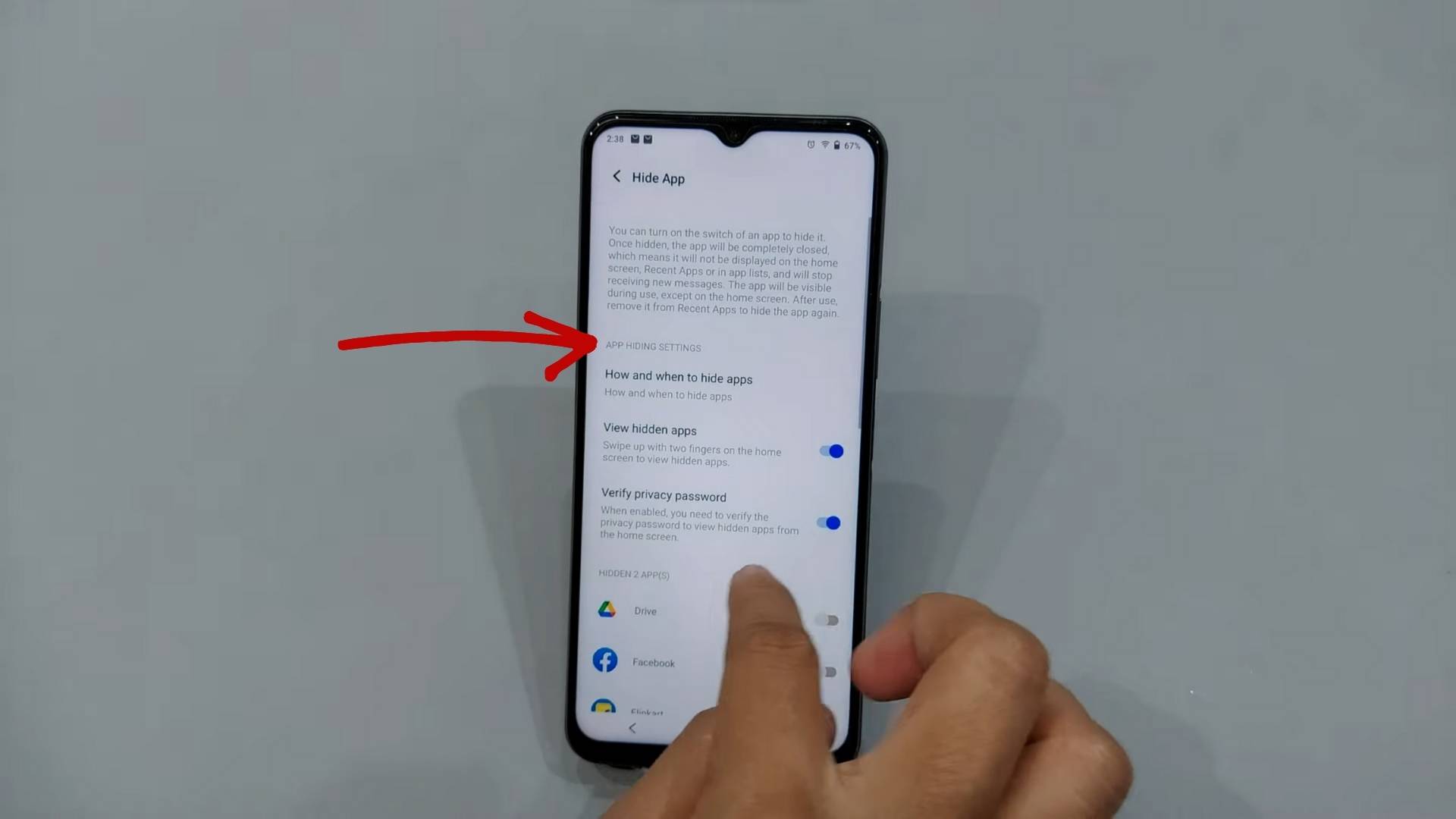 Cách ẩn ứng dụng trên Vivo Y21 siêu đơn giản bước 6