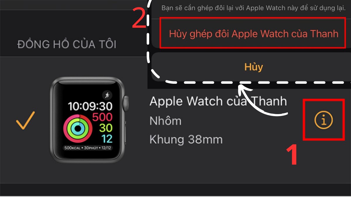 Cách đăng xuất Apple Watch chi tiết từ A-Z bước 3