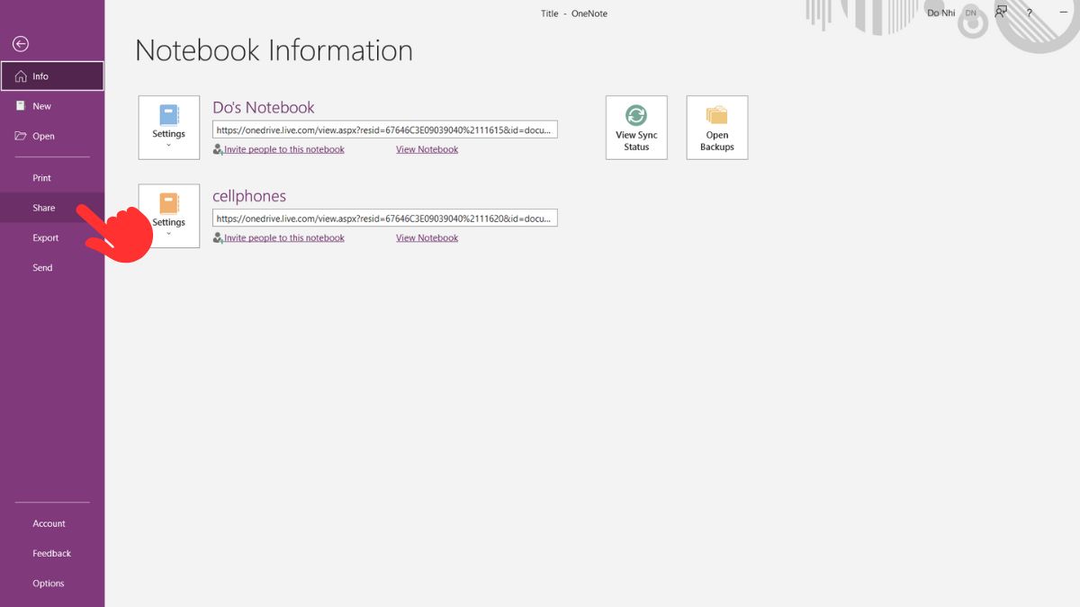 Cách sử dụng Onenote lưu ghi chú bước 1