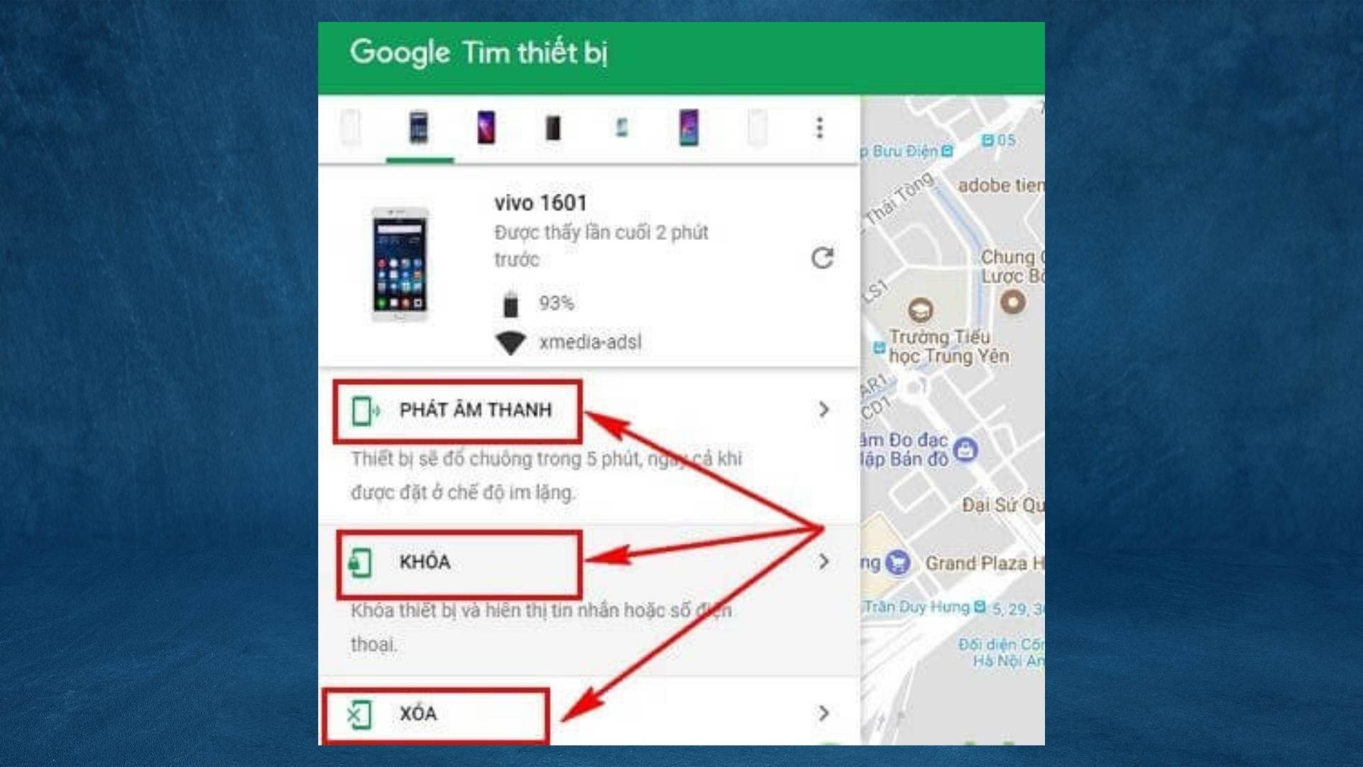 Cách tìm điện thoại Vivo bị mất siêu đơn giản 2