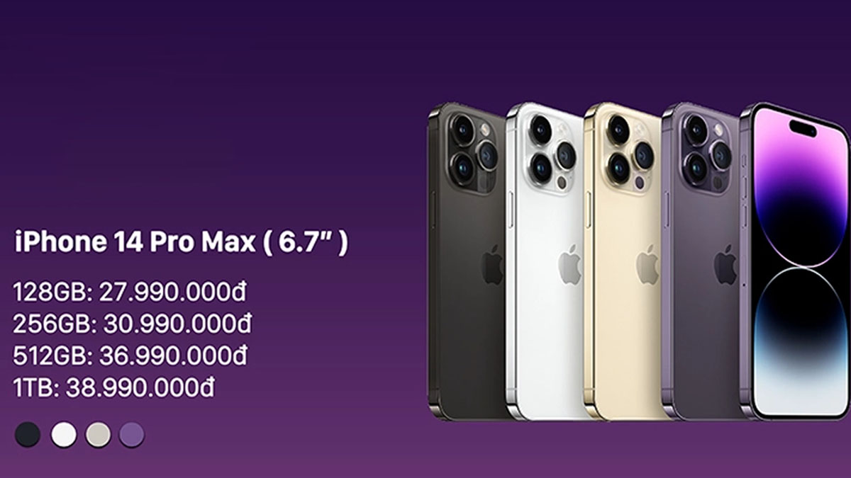 Iphone 14 Pro Max về Việt Nam giá bao nhiêu?