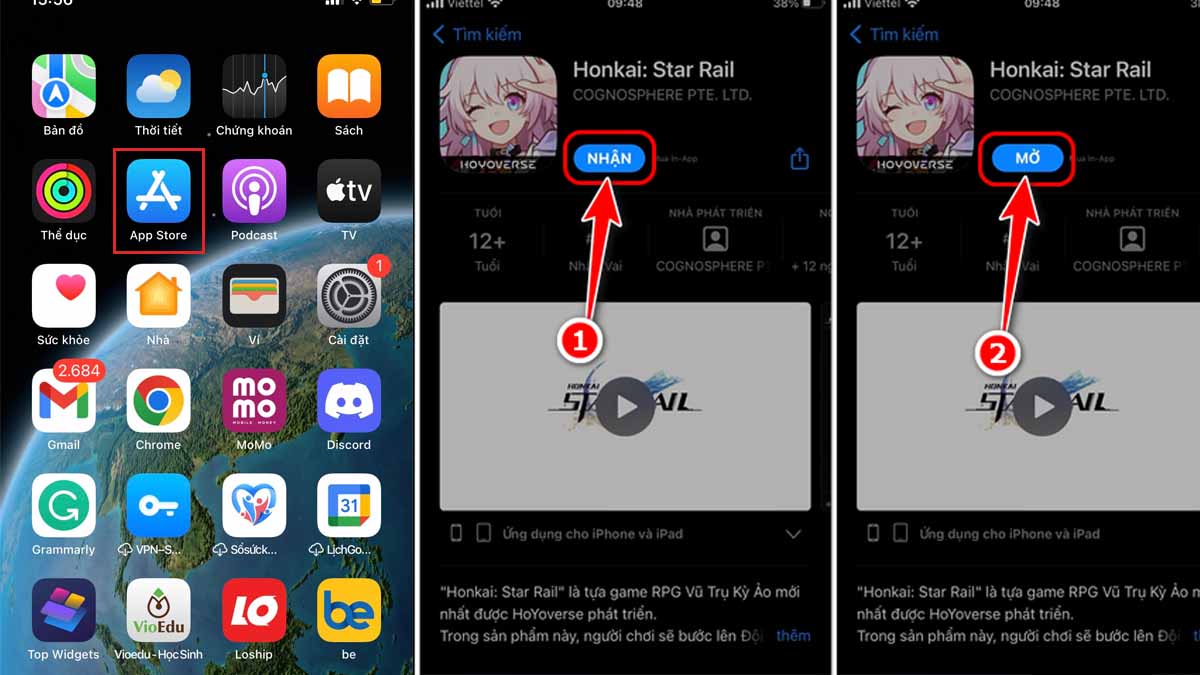 Cách tải Honkai: Star Rail trên điện thoại iOS