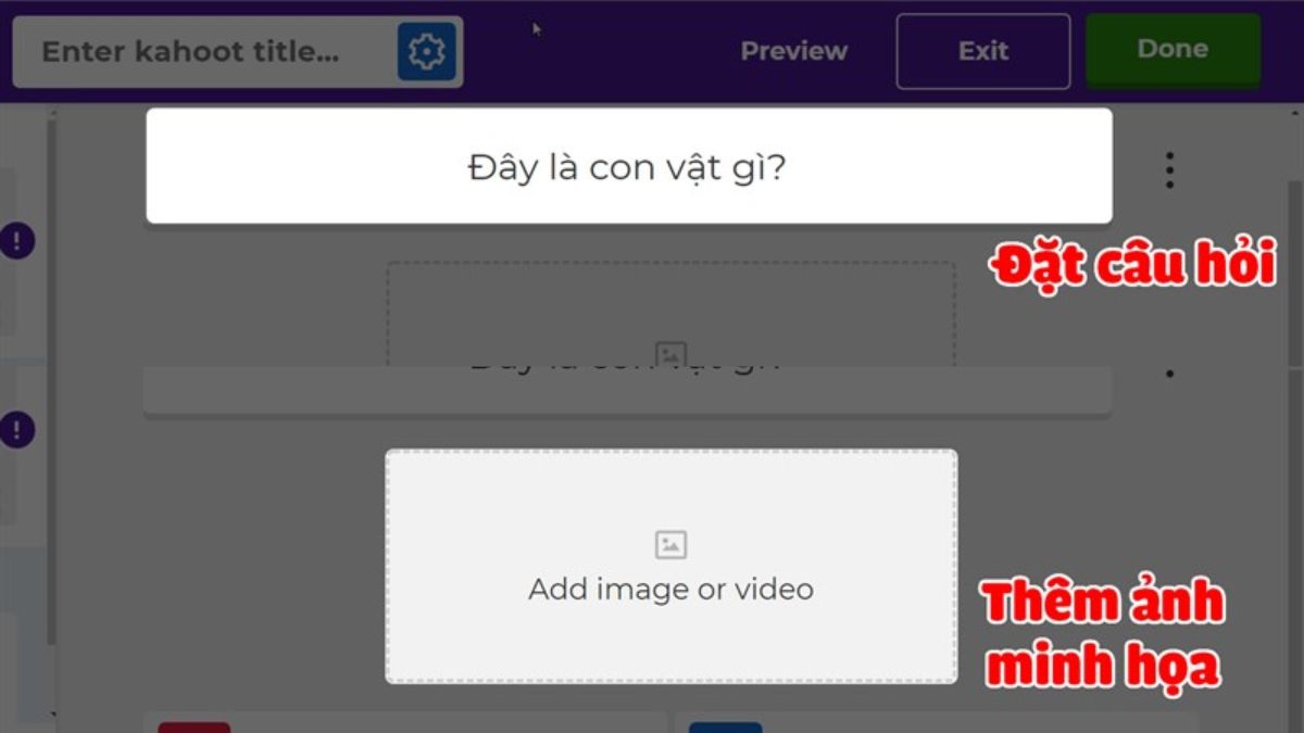 Cách tạo trắc nghiệm (Create Quiz) trong Kahoot bước 2