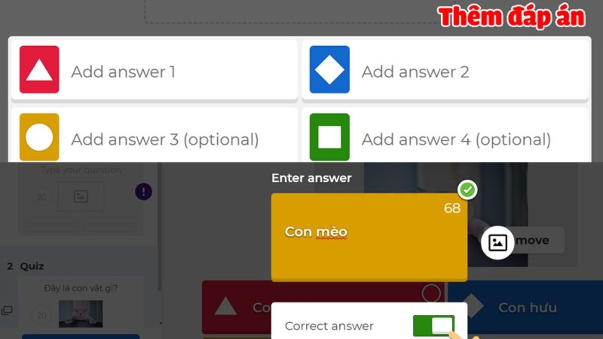 Cách tạo trắc nghiệm (Create Quiz) trong Kahoot bước 3