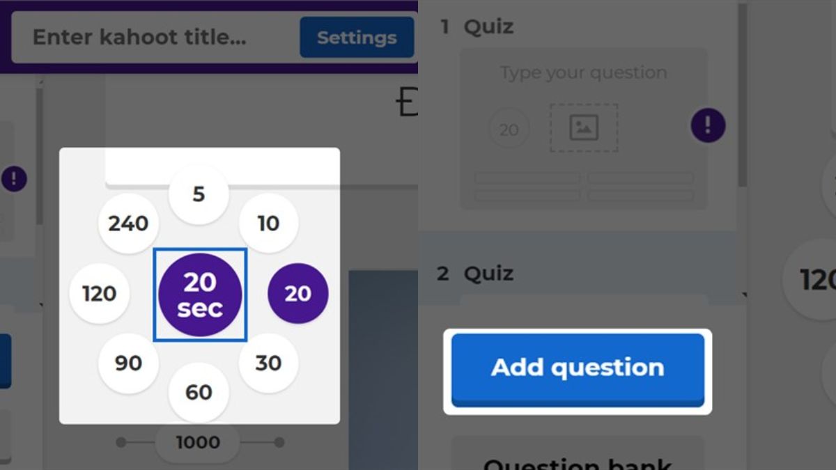 Cách tạo trắc nghiệm (Create Quiz) trong Kahoot bước 4