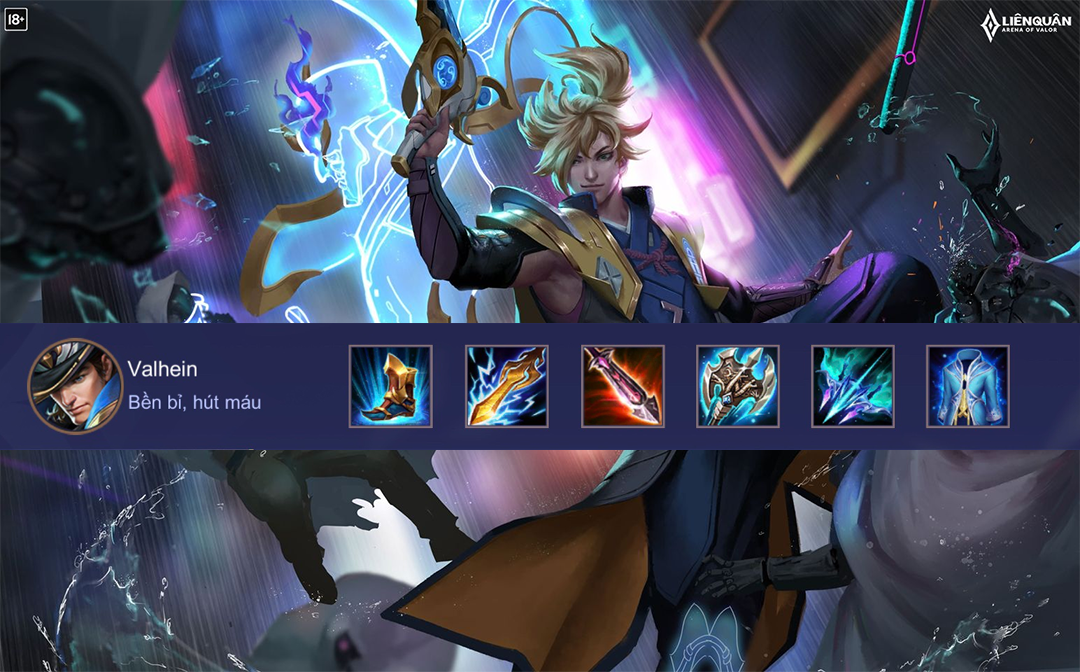 Lối lên đồ dành cho Valhein Liên Quân Mobile