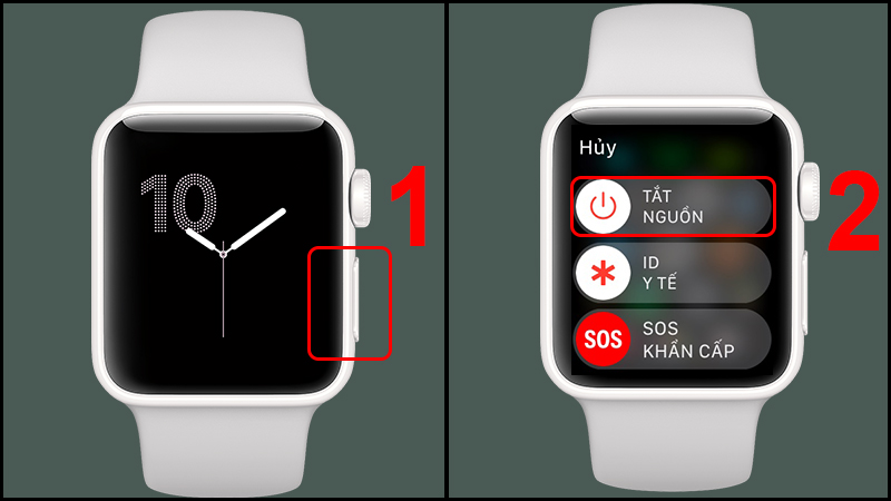 Khởi động lại Apple Watch và điện thoại iPhone