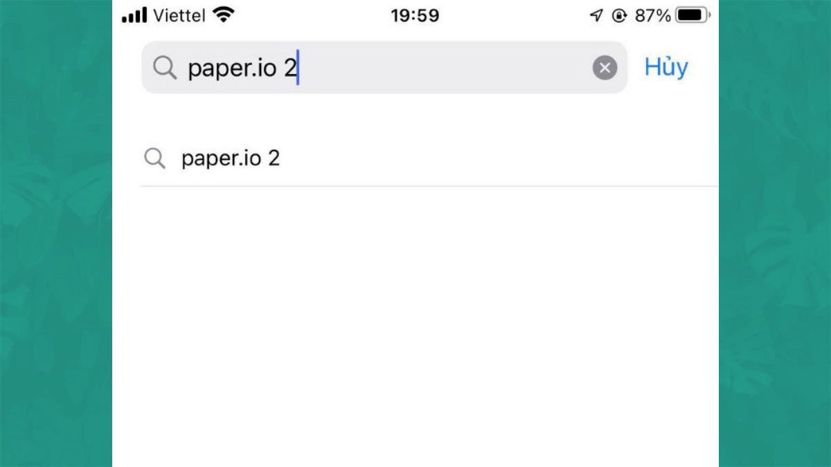 Cách tải Paper io 2 trên điện thoại iOS bước 2