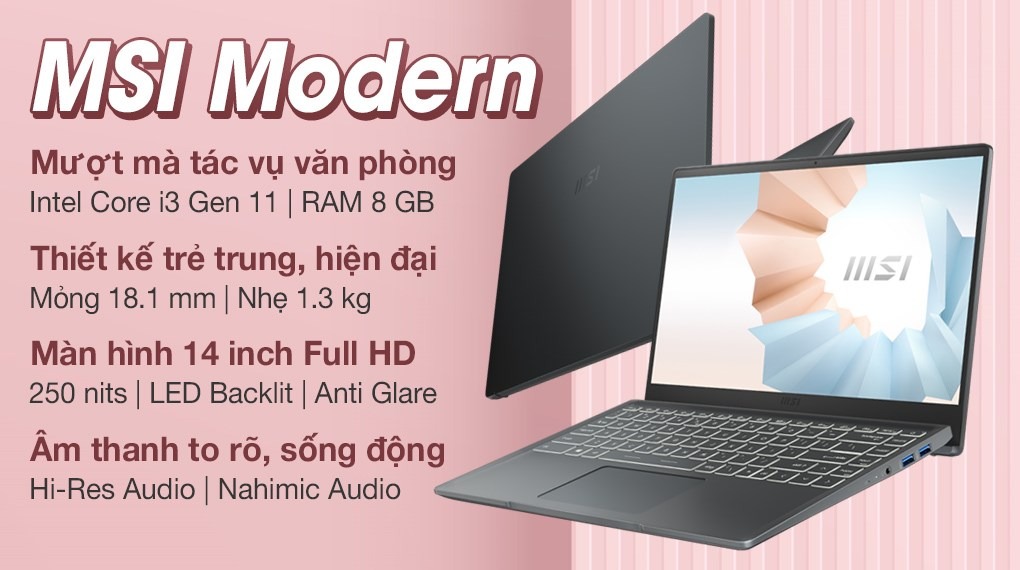 Laptop MSI Modern 14 