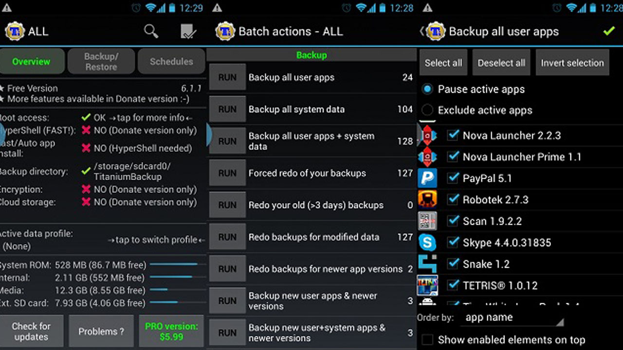 Titanium backup - Ứng dụng root có tác dụng 