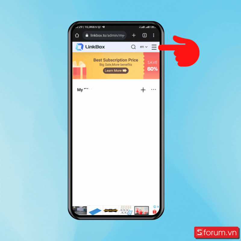 Cách sở hữu 10TB lưu trữ Linkbox.to miễn phí cực đơn giản - Bước 5