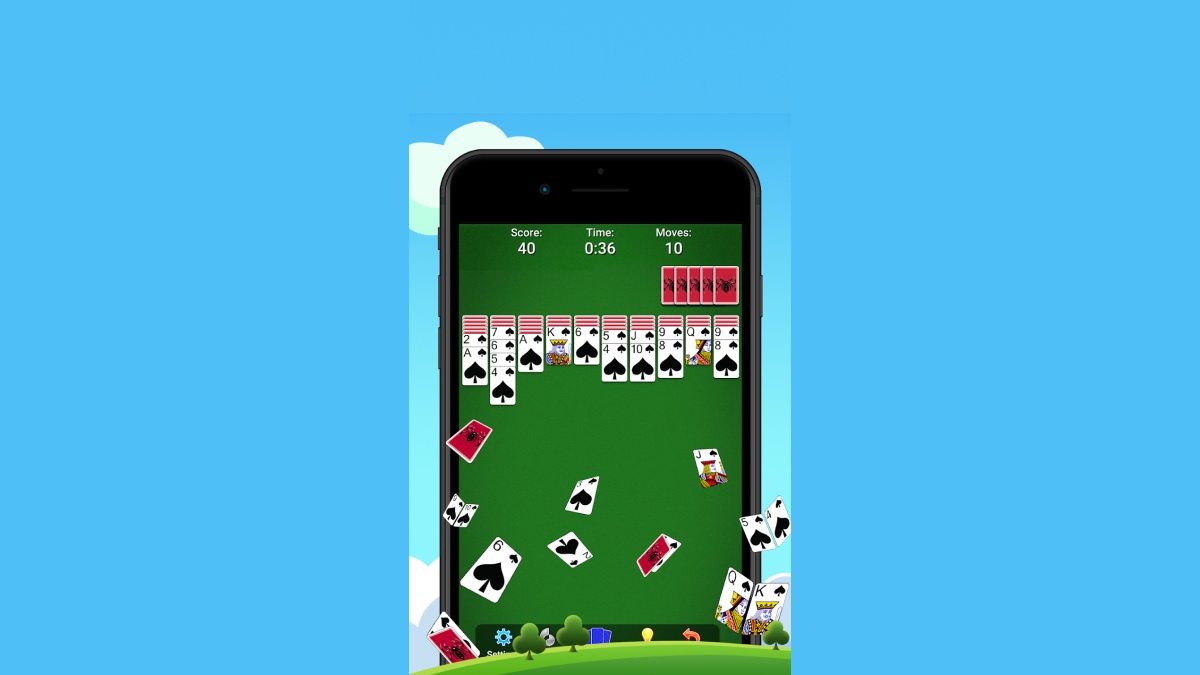 Cách tải Spider solitaire trên điện thoại Android, IOS