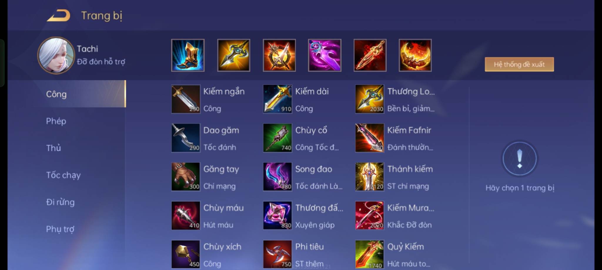 Trang bị 3 