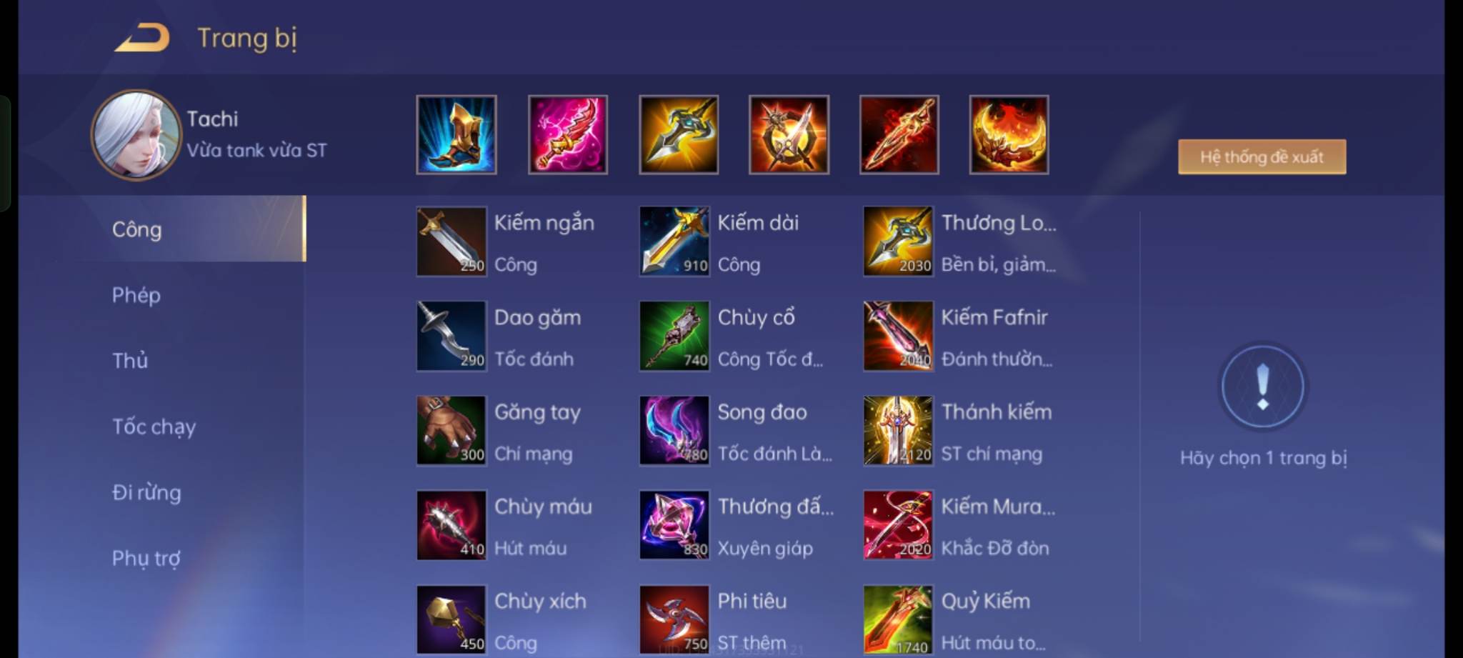 Trang bị 2 