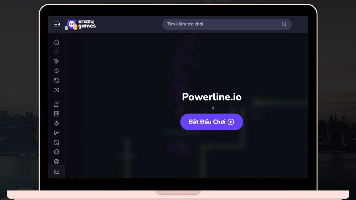 Cách chơi Powerline io online nhanh chóng bước 1