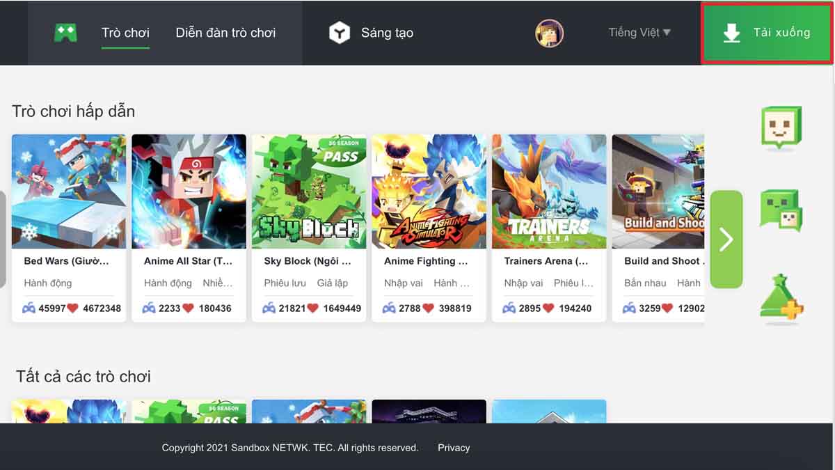 Cách tải Blockman Go PC bước 1