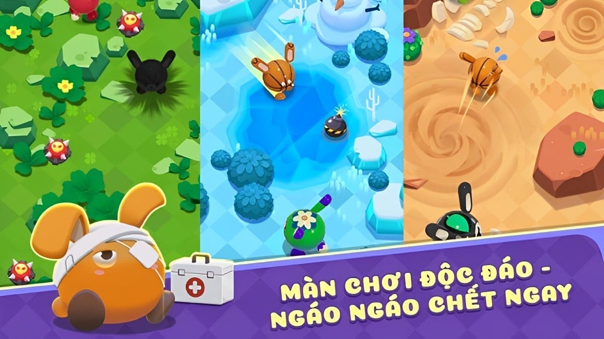 CoCo Hành Tinh Kẹo có nhiều màn chơi đa dạng