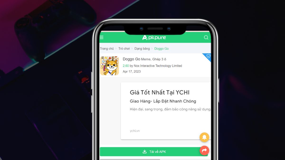 Cách tải Doggo Go APK trên điện thoại Android bước 1