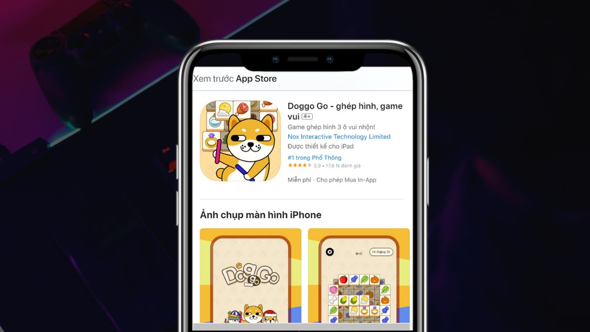 Cách tải Doggo Go trên điện thoại iOS miễn phí bước 1