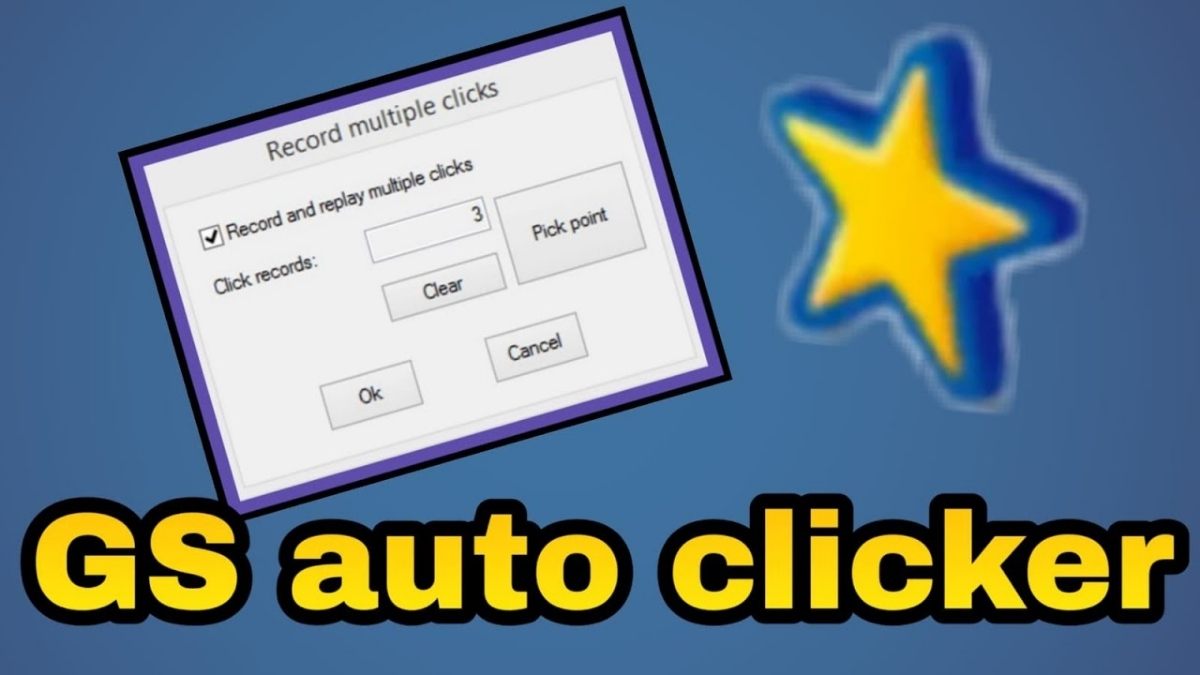 phần mềm GS Auto Clicker có giao diện thân thiện