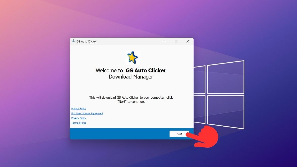Cách tải GS Auto Clicker trên máy tính PC bước 3