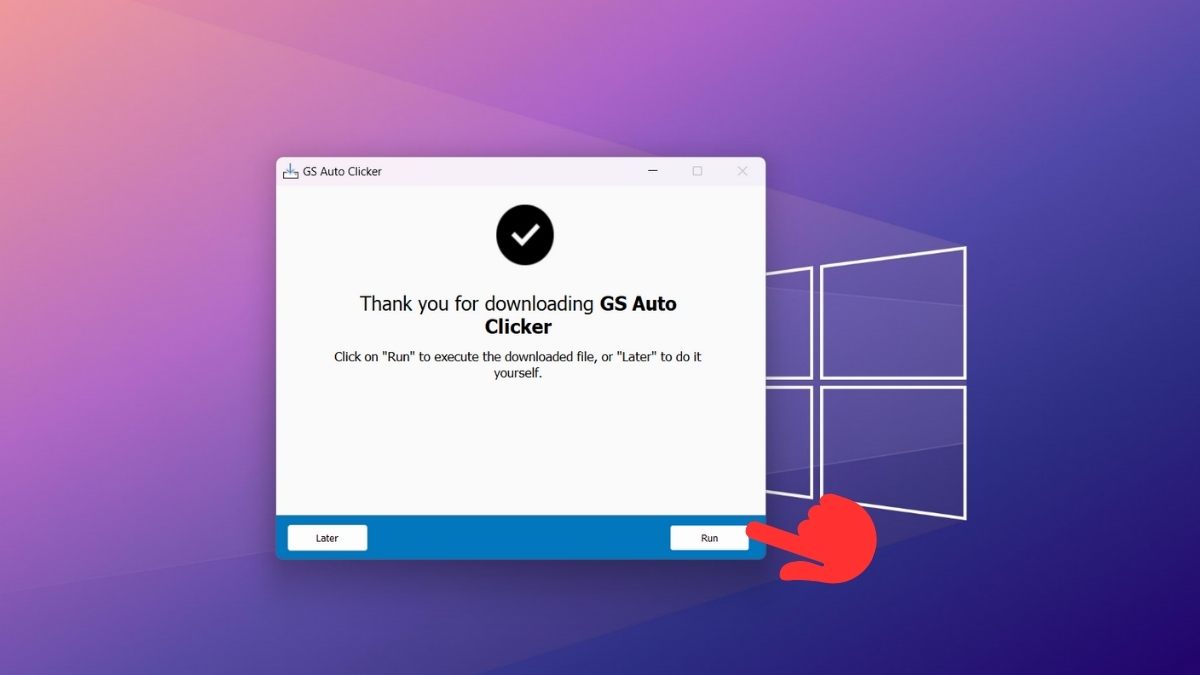 Cách tải GS Auto Clicker trên máy tính PC bước 4