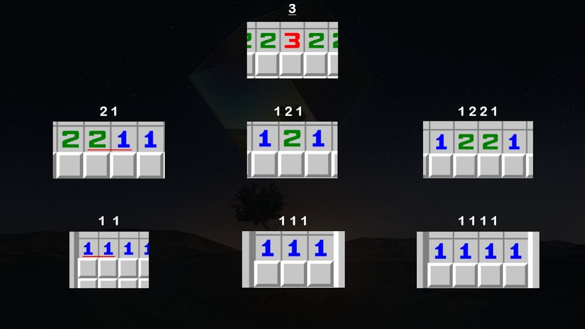 Rèn luyện trí nhớ nhờ việc ghi nhớ công thức chơi Minesweeper