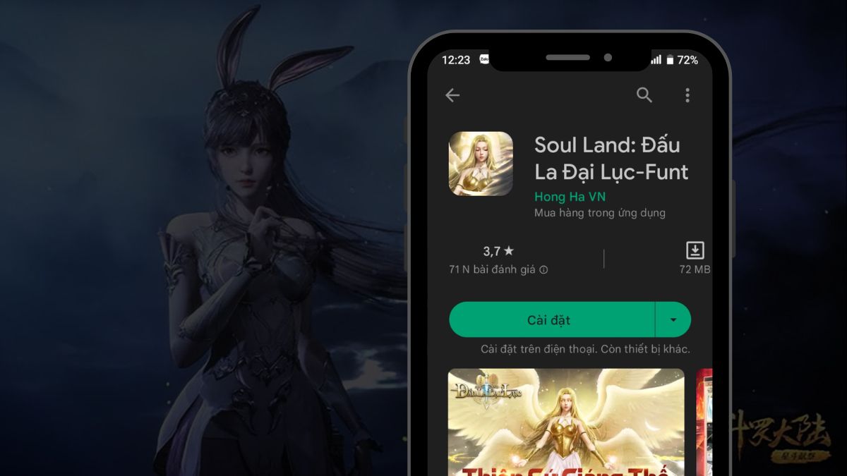 Cách tải Soul Land: Đấu La Đại Lục trên điện thoại Android bước 1