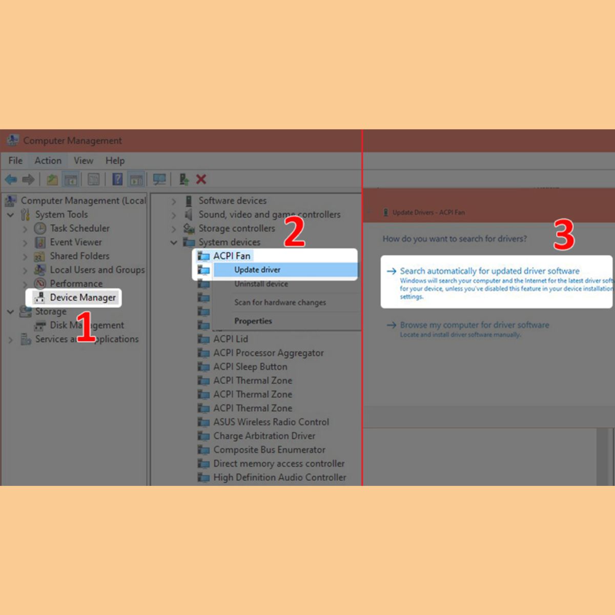 Upgrade driver của máy lên phiên bản mới nhất