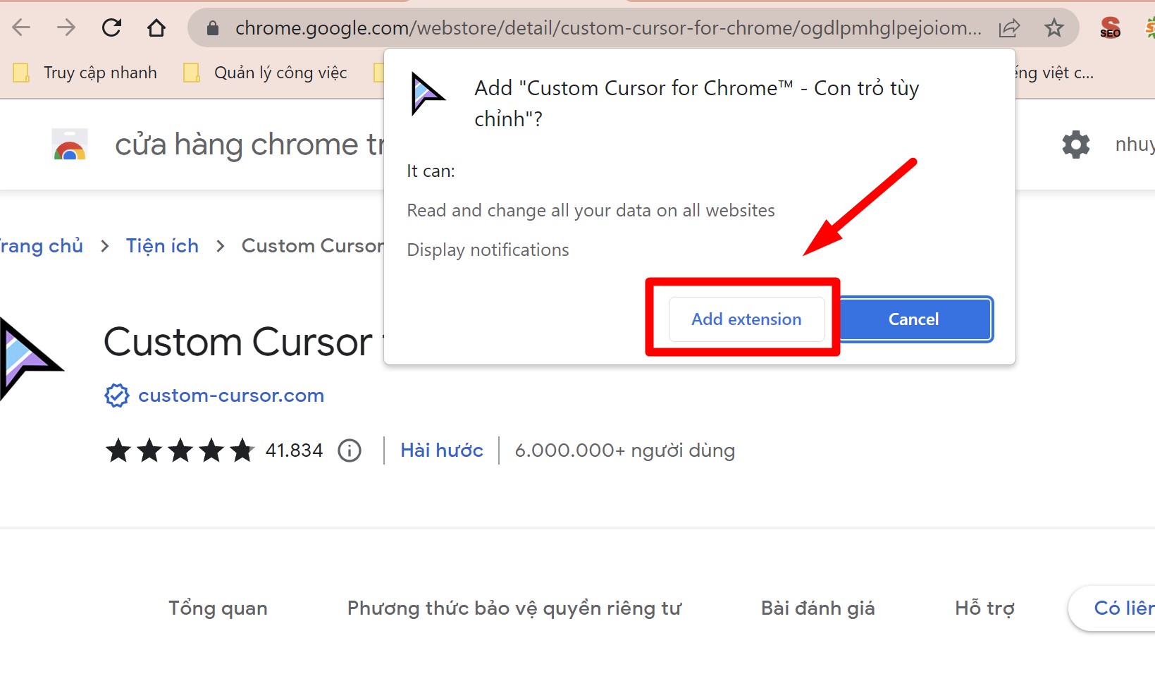 Thay đổi biểu tượng chuột bằng cách sử dụng Web 1