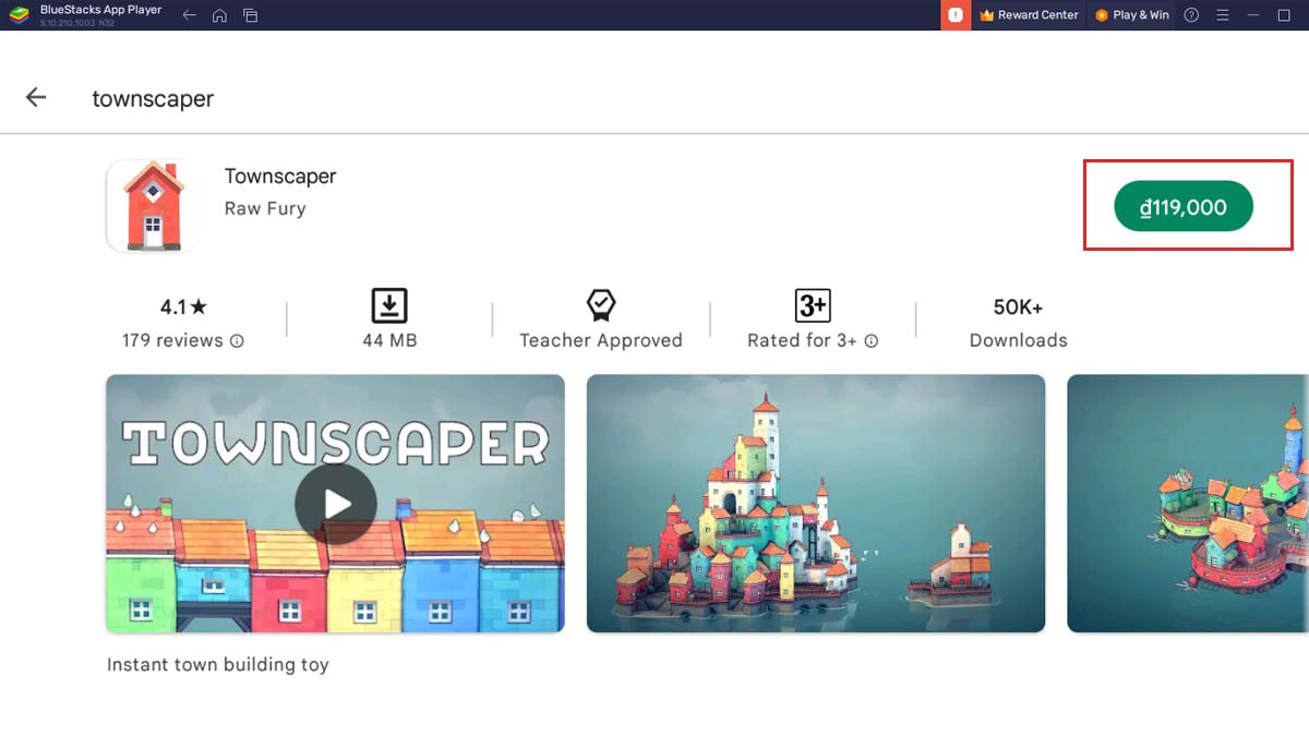 Cách tải Townscaper trên máy tính bước 3