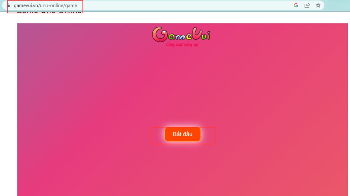 Cách chơi Uno online trên PC bước 1