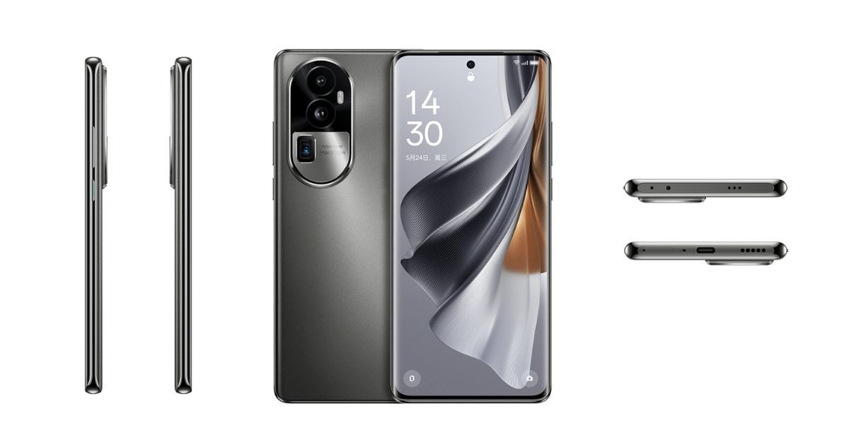 Hình ảnh render OPPO Reno10 Pro Plus