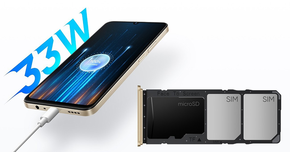 Realme C53 có sạc nhanh 33W