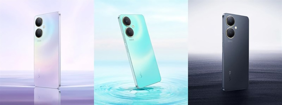 3 tùy chọn màu sắc của Vivo Y35+ 5G