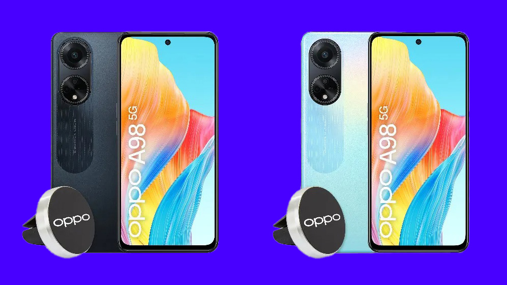 Thiết kế OPPO A98 5G khá hiện đại, cao cấp