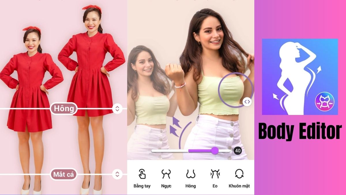 App kéo chânBody Editor