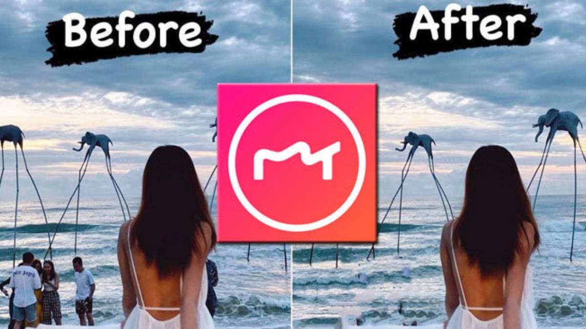 App xóa người vật thể trong ảnh - Meitu