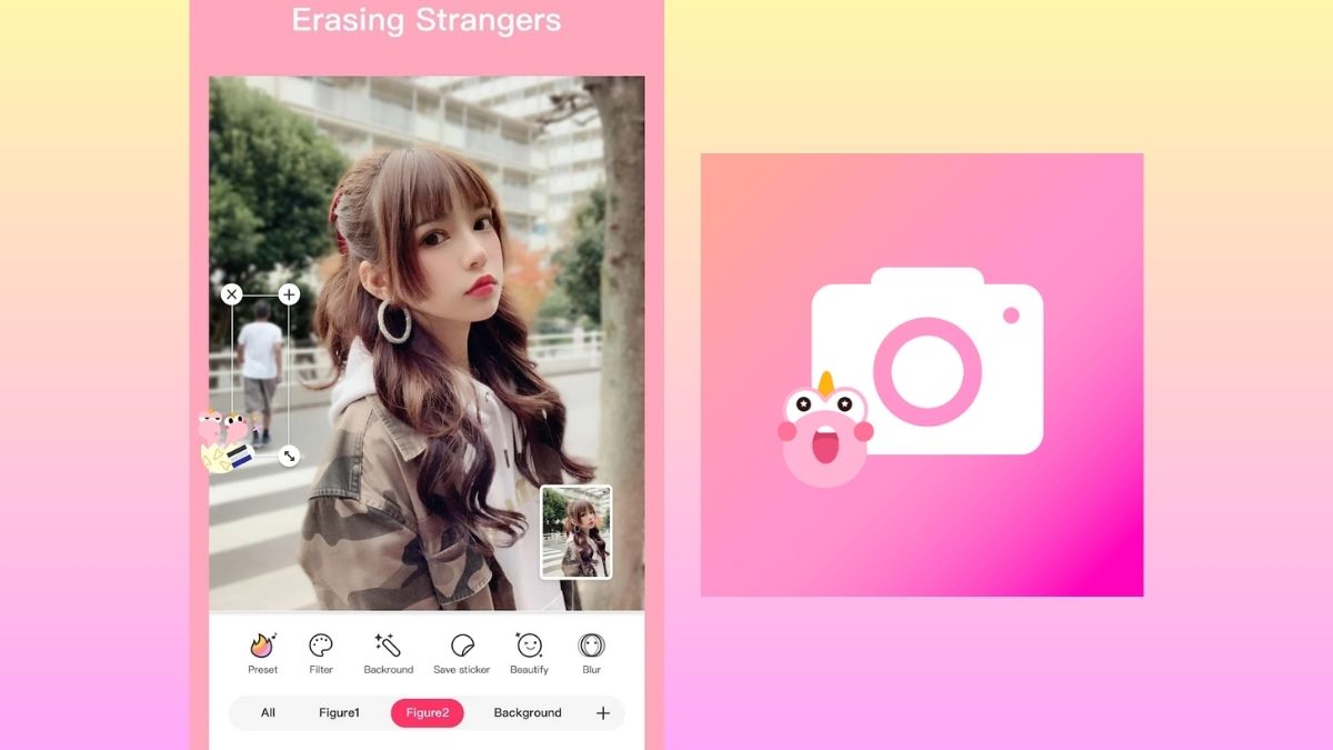 App xoá người Makaron