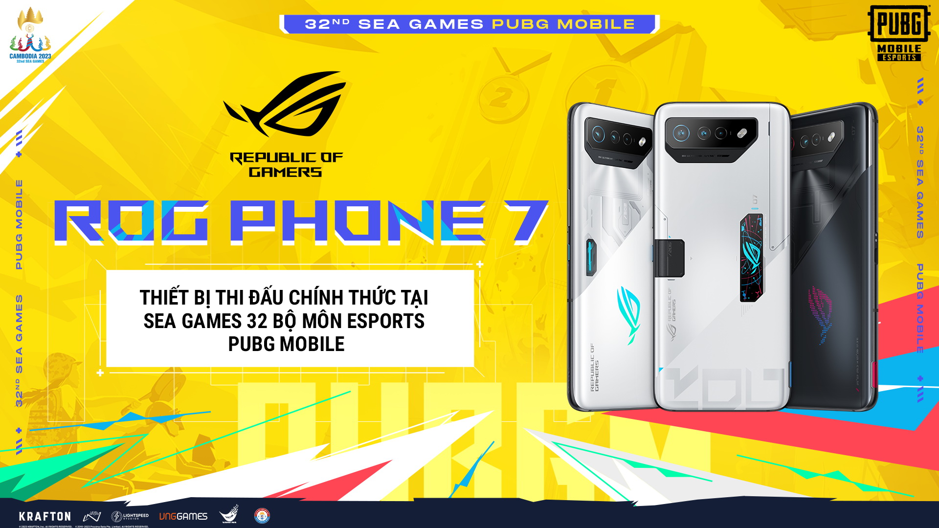 ROG Phone – Thiết bị thi đấu chính thức tại SEA Games 32